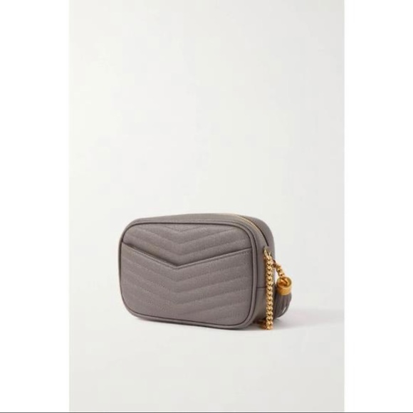 SOLD 🤍 LOU MINI QUILTED GRAIN DE POUDRE LEATHER - Picture 5 of 8